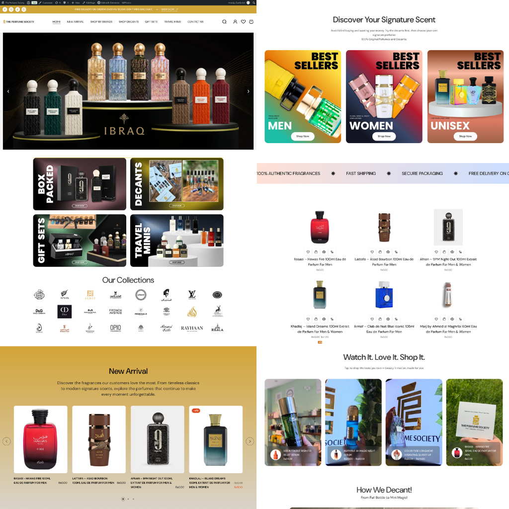 The Perfume Society project screenshot